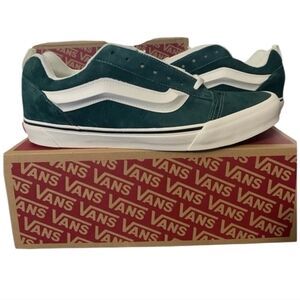 Vans Green and White Sneakers